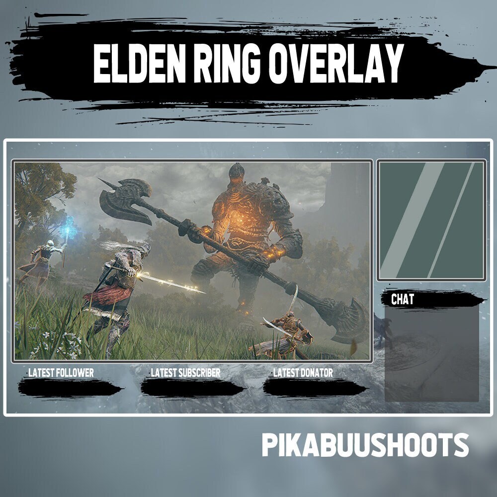 Elden Ring Overlay Elden Ring Layout Action RPG Game - Etsy UK