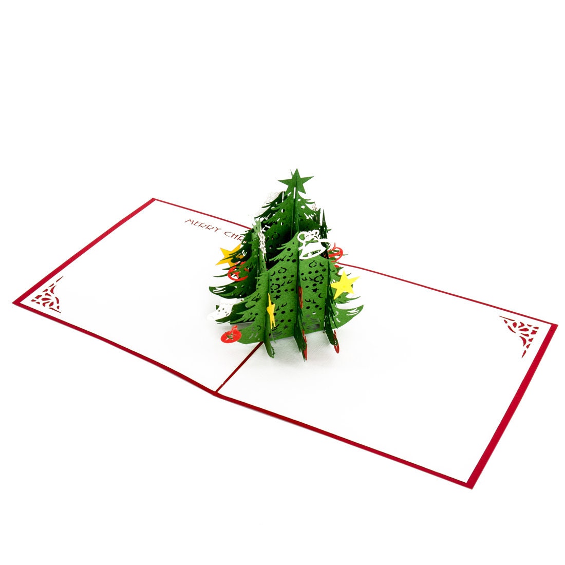 Christmas Tree 3D Pop up Card - Etsy