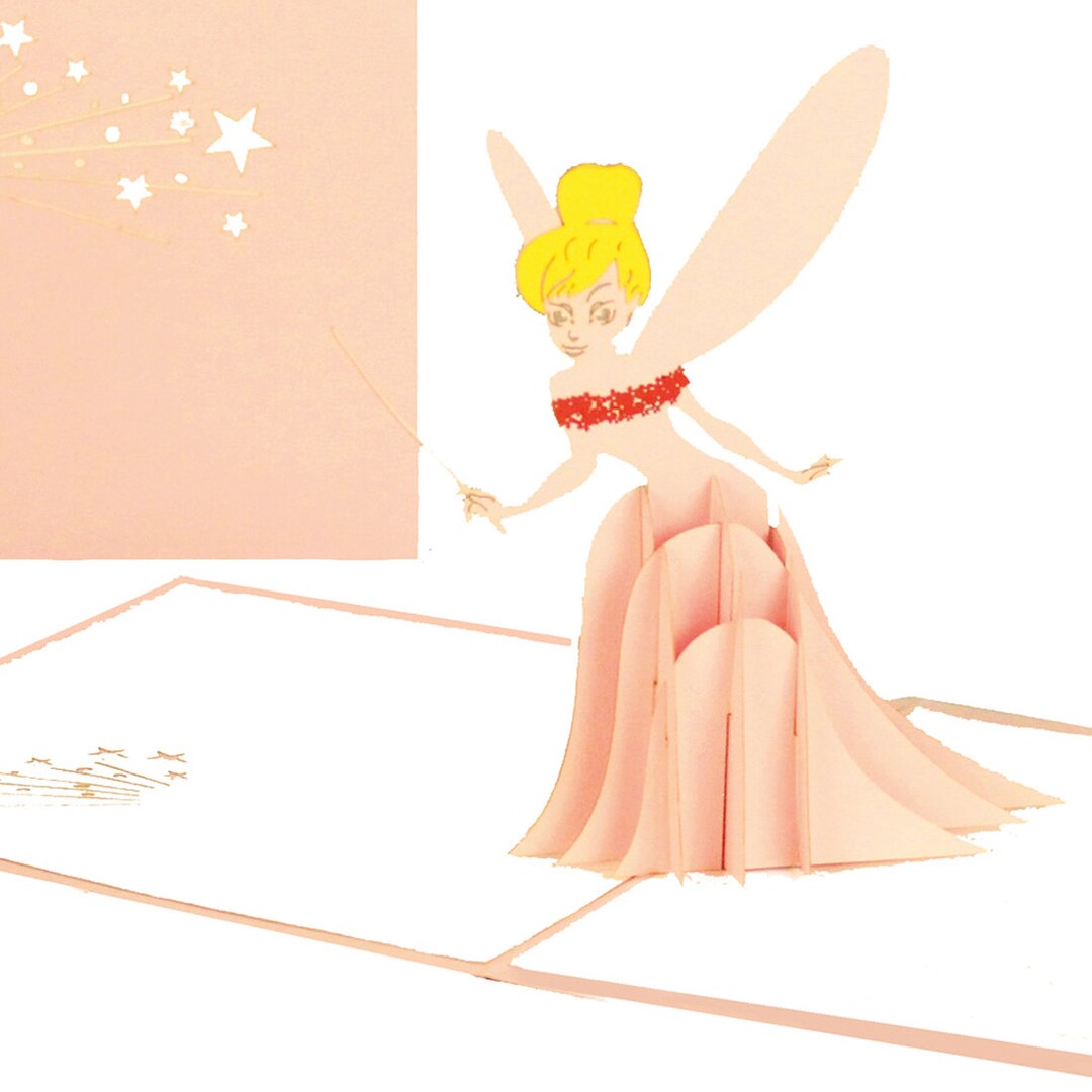 Little Fairy 3D Pop up Card - Etsy