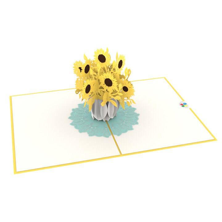Sunflower 3D Pop up Card - Etsy