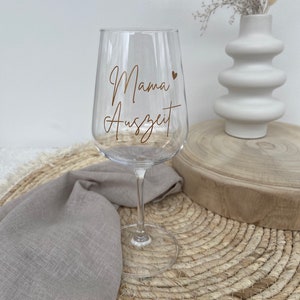 Glas personalisiert mit Wunschname Weinglas mit Wunschtext Geschenkidee JGA Hochzeit Geburtstag Muttertag Weihnachten Feier Bild 6