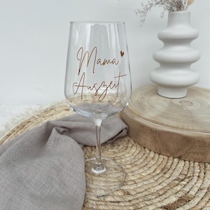 Glas personalisiert mit Wunschname Weinglas mit Wunschtext Geschenkidee JGA Hochzeit Geburtstag Muttertag Weihnachten Feier Bild 5