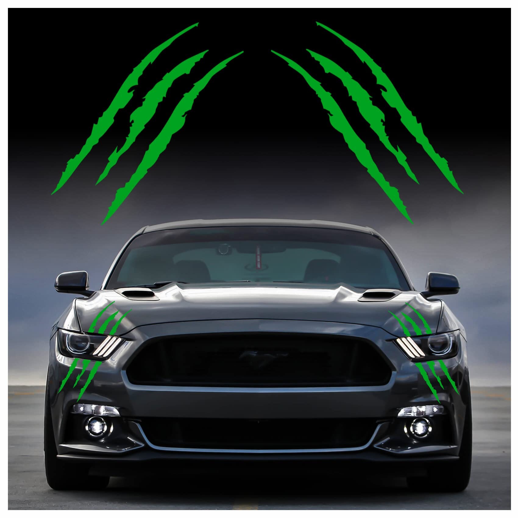 Claw Marks Headlight Decal Available in Twelve Colors. Genuine ViaViny - 4