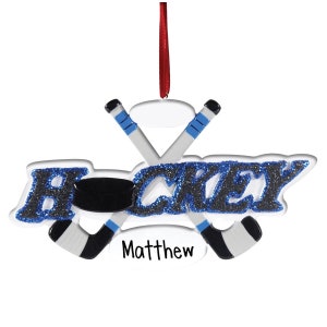 Hockey Sticks - Christmas Ornaments - Hockey & Field Hockey