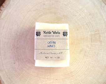 Ocean Waves | Handmade Soap | 4 oz | Refreshing Soap | Beach | Fresh | Small Batch
