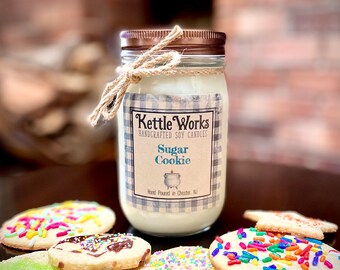 SUGAR COOKIE | Soy Candle | 14 oz | 6 oz | Bakery Candle | Sugar Cookie | Home Decor | Handmade Candle