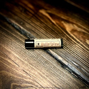 BUTTERBREW BALM | Lip Balm Stick | Lightly Sweetened | Potter | Butterscotch | Cocoa Butter | Butter | Beer