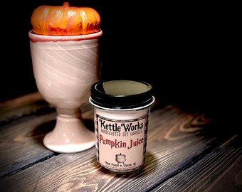 PUMPKIN JUICE | Soy Candle | 14 oz | 6 oz | Potter | Magical World | Home Decor | Handmade Candle | Pumpkin | Halloween | Cotton Wick