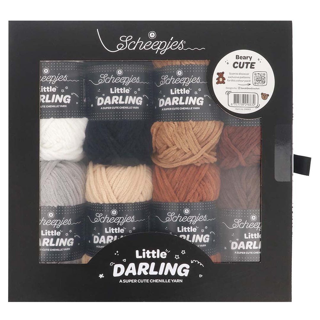 Scheepjes Little Darling Colour Pack - Beary Cute - Cuddly, Velvety ...