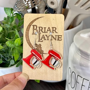 Mixer Earrings | Cooking Earrings |Stand Mixer Earrings | Kitchen Earrings | Gifts For Bakers | Baked Goods Earrings | Baker Earrings