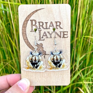 African Rhino Earrings |Rhino Earrings |Rhinoceros Earrings |African Safari Earrings |Western Black Rhino | Northern White Rhino |Rhino Gift