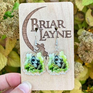Gorilla Earrings | Western Lowland Gorilla Earrings | Gorilla Souvenirs | Western Lowland Gorilla Earrings | Mountain Gorilla Earrings |