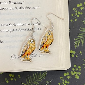 Owl Earrings | Forest Earrings | Owl Lover Gifts | Owl Sanctuary Earrings | Animal Earrings | Owl Jewlery