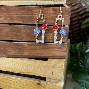 Woodland Earrings | Mushroom Earrings | Nature Earrings | Forest Earrings | Woodland Earrings | Fairy Earrings | Cottage Earrings |
