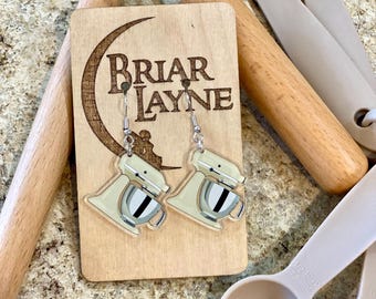 Mixer Earrings | Cooking Earrings |Stand Mixer Earrings | Kitchen Earrings | Gifts For Bakers | Baked Goods Earrings | Baker Earrings