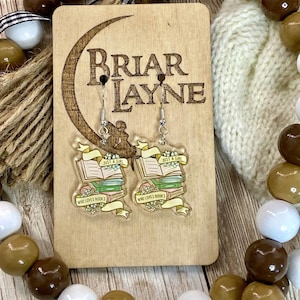 Book Earrings | Reading Earrings | Reader Earrings | Book Earrings | Library Earrings | Book Snob Earrings | Love To Read Gifts |Book Gifts