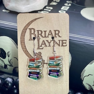 Paranormal Book Trope Earrings | Paranormal Earrings | Sci-Fi Earrings | Sci Fi Earrings | Ruby Dixon | Book Earrings | Reading Earrings