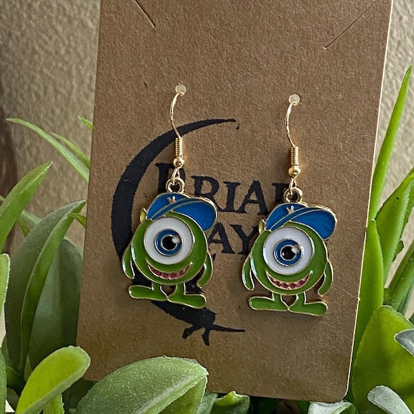 Little Green Monster Earrings