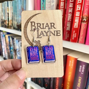 Book Earrings | Reading Earrings | Reader Earrings | Book Earrings | Library Earrings | Book Snob Earrings | Love To Read Gifts |Book Gifts