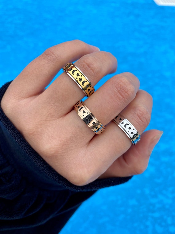 Fidget ring jewelry outlet