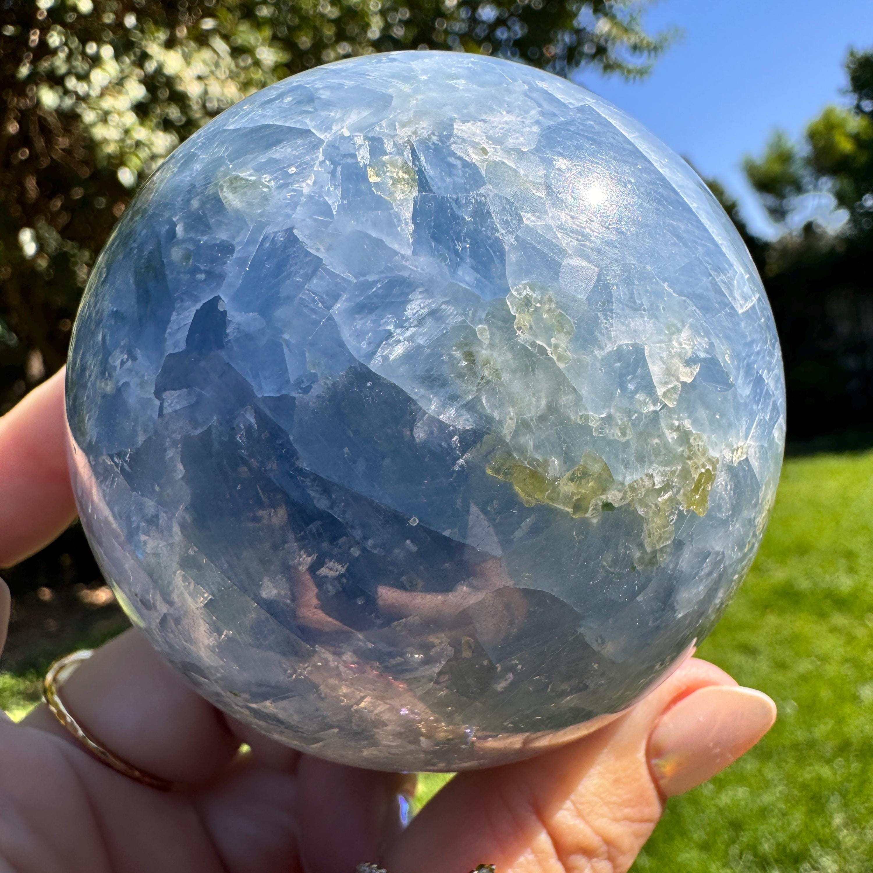 セレスタイト スフィア | セレスタイト クリスタル スフィア | ブルー