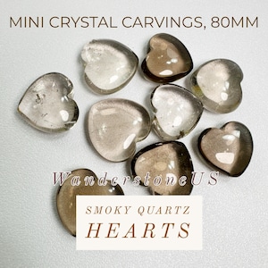 Smoky Quartz Heart | Mini Crystal Heart | Crystal Minis | Mini Crystal Heart