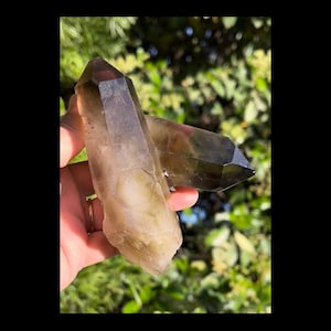 High Quality Clear Raw Genuine Citrine Smoky Quartz Raw Crystal Cluster Phantoms Point Raw Mineral Specimen  ~ Madagascar