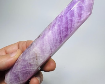 Lavender Kunzite Tower, Kunzite Crystal Tower,  Rare Crystal Tower