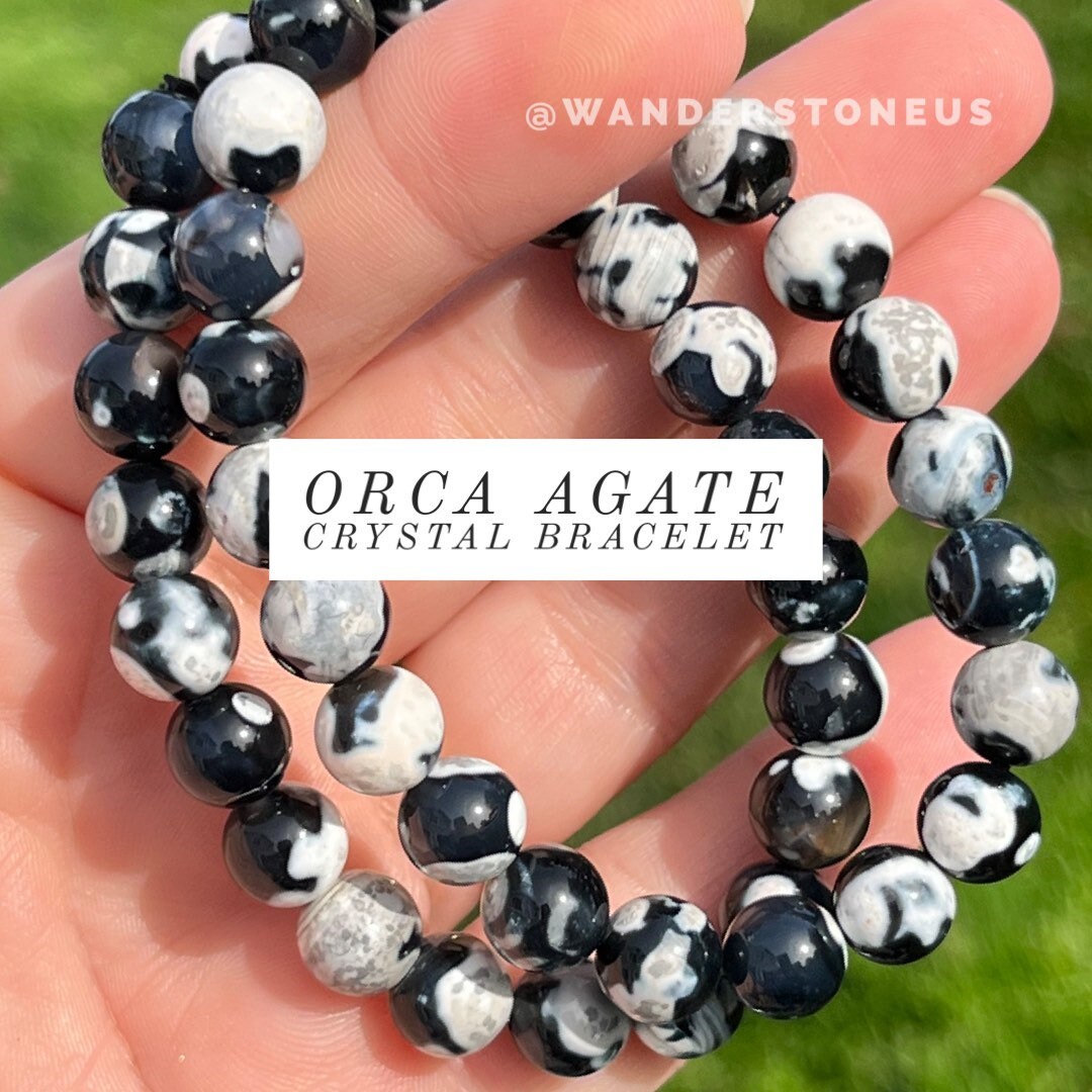 Men's Watergrass Agate Gemstone Bracelet – LDE Affinity Jewelry