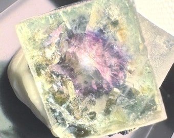 内モンゴル産ファントムフローライト結晶、銀都鉱山産フローライト鉱物