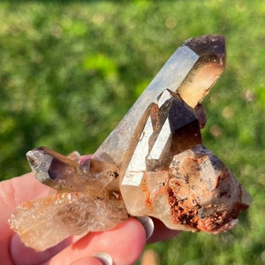 GENUINE Raw Smoky Quartz Cluster | Smoky Citrine Cluster | Raw Quartz Cluster | Raw Citrine Cluster