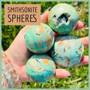 Smithsonite Sphere  | Rare Crystal Sphere | Crystal Spheres