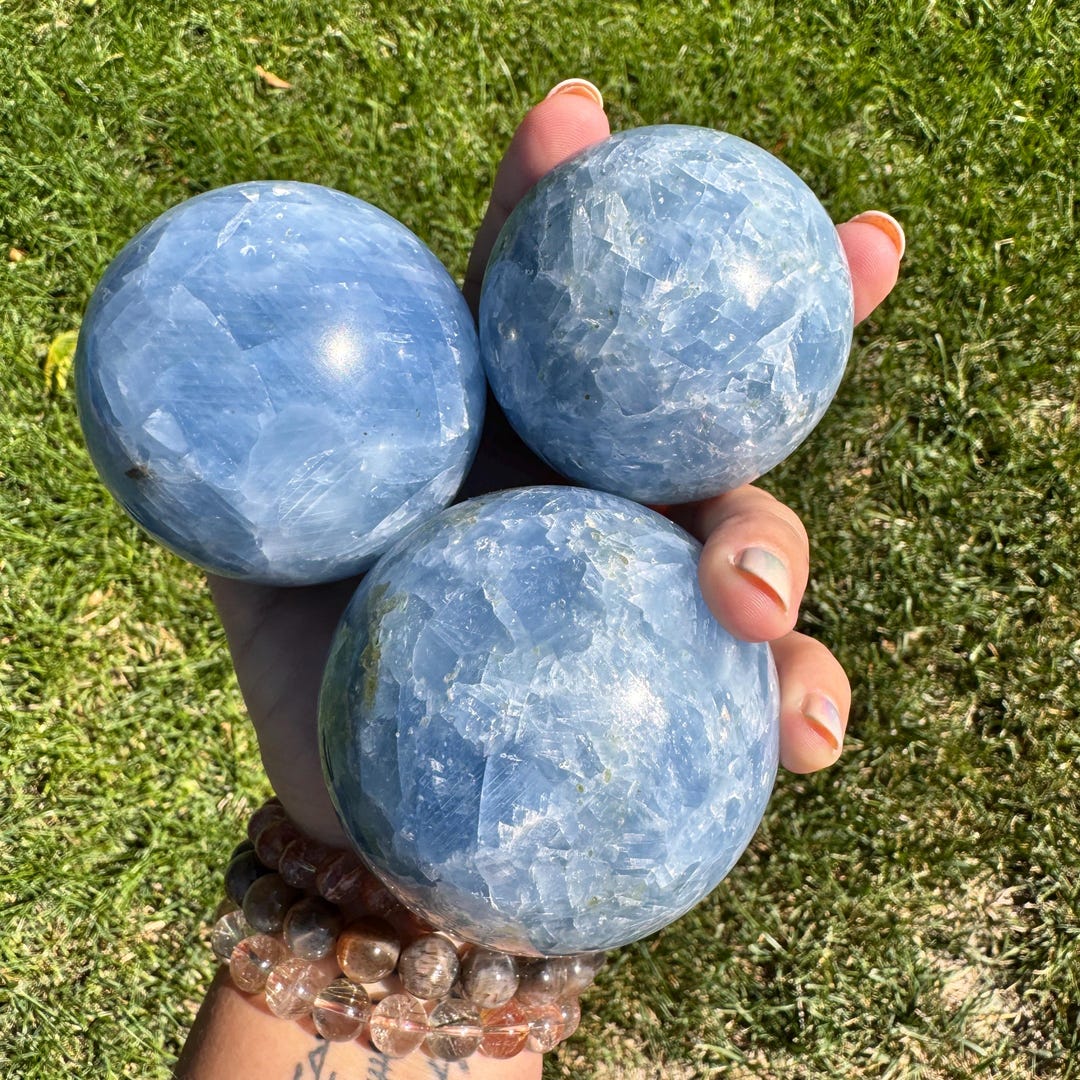 セレスタイト スフィア | セレスタイト クリスタル スフィア | ブルー