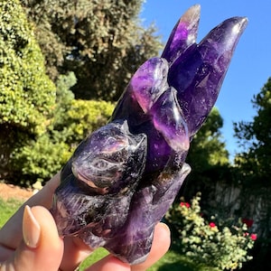 Amethyst Nine Tail Fox | Crystal Nine Tail Fox | Amethyst Kitsune | Kitsune crystal
