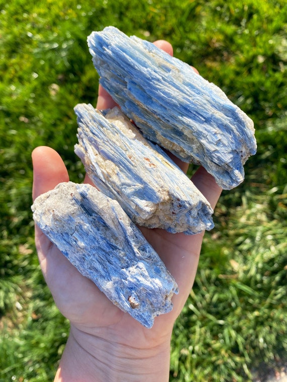 Chunky Raw Blue Kyanite Natural Stone Mineral Crystal High Quality