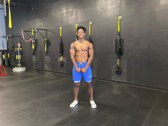 Men's 2 in 1 Compression Workout Shorts 