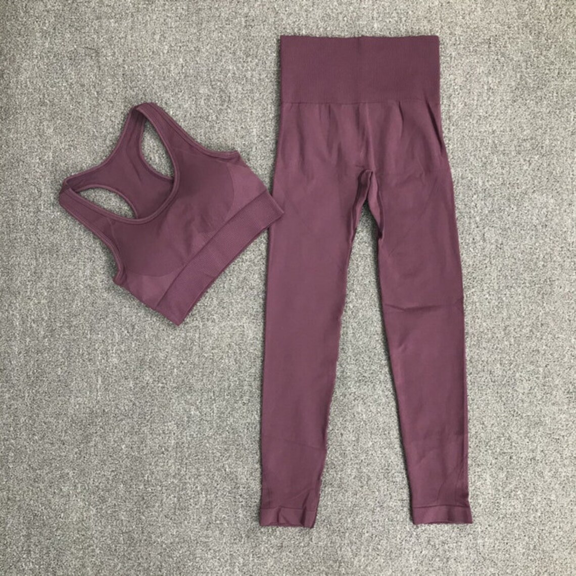 Women's Workout Set 2pc Seamless Yoga Set Sexy Workout Set Etsy