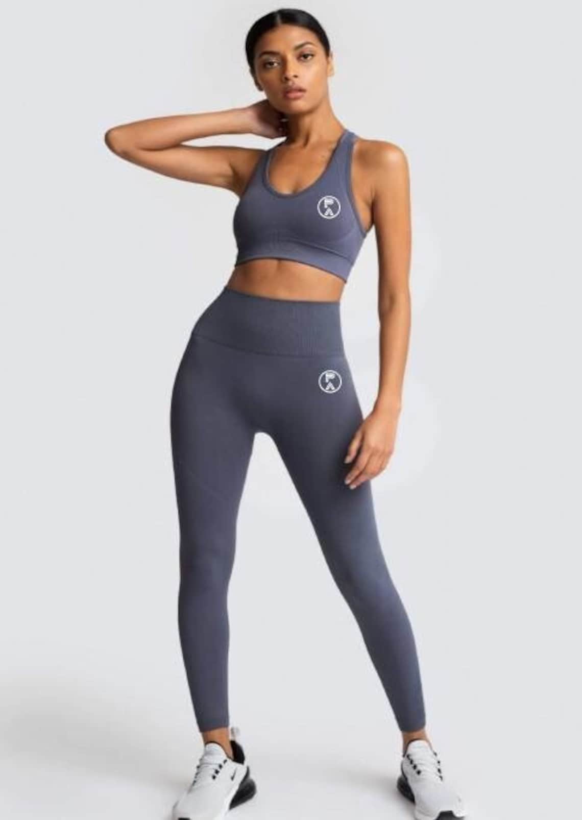 Women's Workout Set 2pc Seamless Yoga Set Sexy Workout Set Etsy