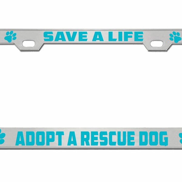Animal Rescue License Plate Etsy