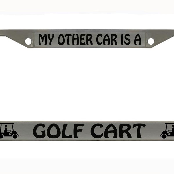 Golf Cart License Plate Holder Etsy