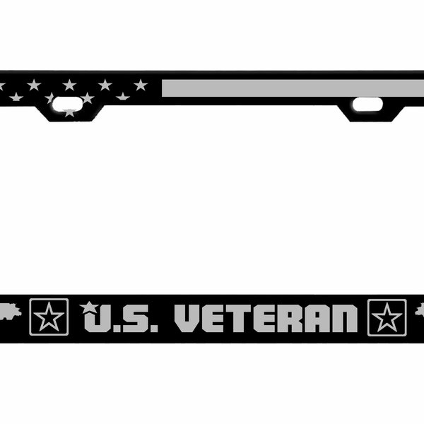 Custom Veteran License Plate Etsy