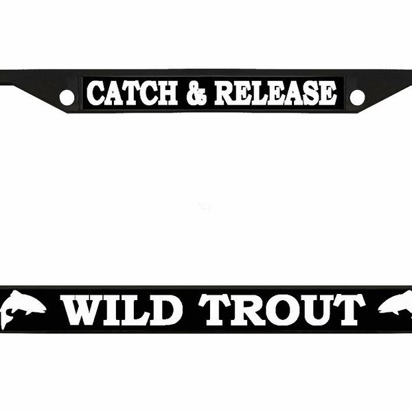 Fly Fishing License Plate Holder Etsy