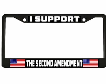 Defend the 2nd Ammendment Vanity Front License Plate Tag Printed Full Color KCFP075 