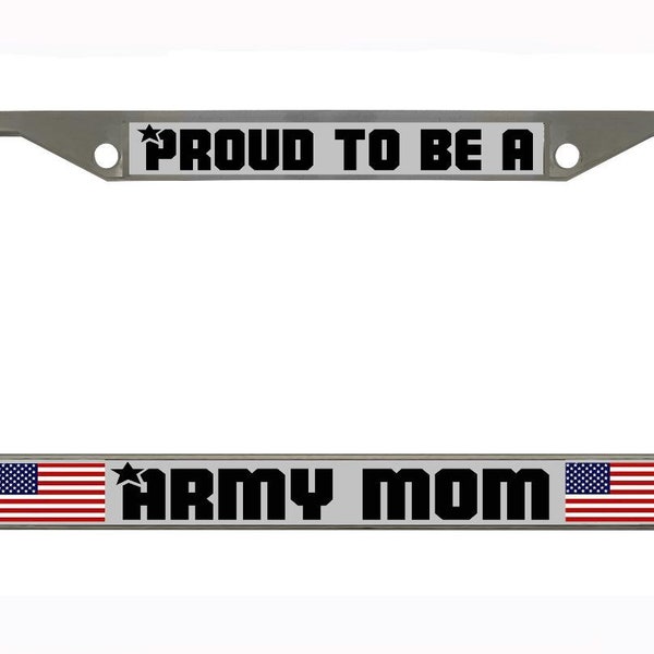 Army Mom License Plate Frame Etsy