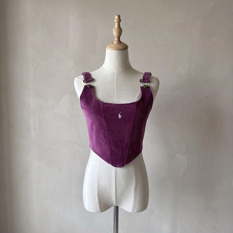 Ralph lauren corset - Etsy 日本