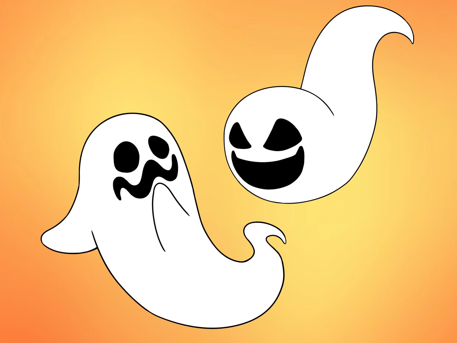 Ghost Using Computer Svg Ghosts SVG Clipart - Halloween Svg Bundle, Commercial Use, Digital ...