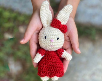 Easter Bunny Crochet Pattern, Rabbit Amigurumi, Crochet Baby Gift, Rabbit Pattern, Amigurumi Bunny Pattern, Easter Rabbit, Bunny Toy Crochet