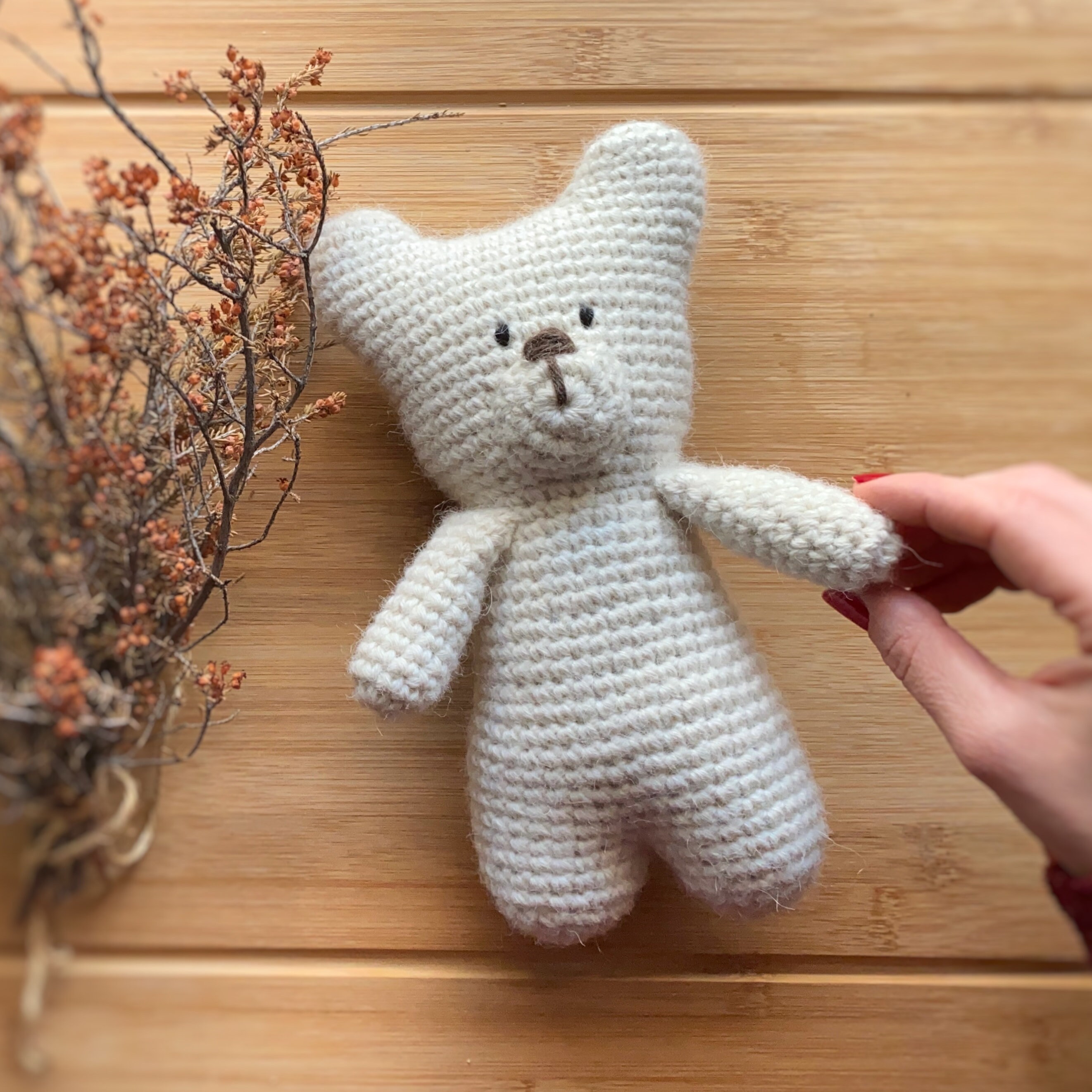 Teddy Bear Crochet Pattern, Amigurumi Bear, No Sew Amigurumi Pattern ...
