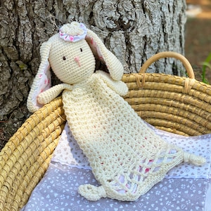 pdf Crochet Pattern, Bunny Crochet Lovey, Crochet Bunny Pattern, Bunny PDF Pattern, Animal Pattern, Bunny Crochet Amigurumi, Crochet Toy