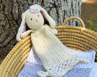pdf Crochet Pattern, Bunny Crochet Lovey, Crochet Bunny Pattern, Bunny PDF Pattern, Animal Pattern, Bunny Crochet Amigurumi, Crochet Toy